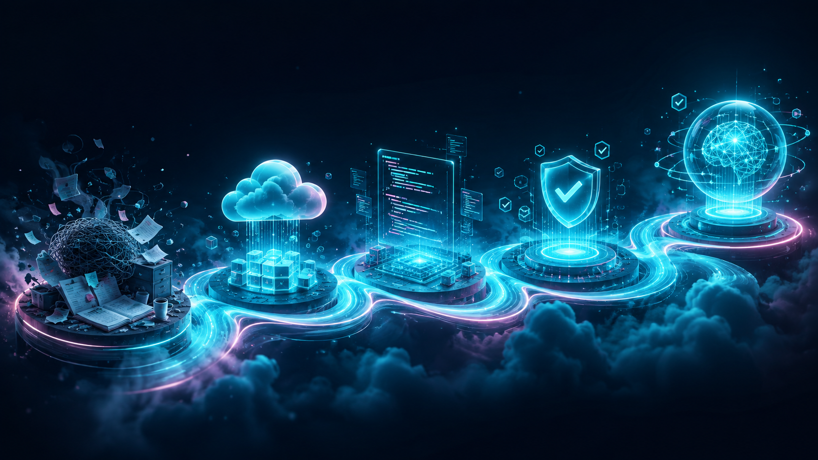 Abstract EVOLVE-A journey from manual work to intelligent infrastructure